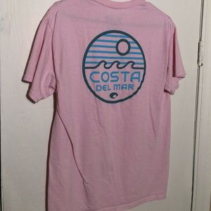 Costa Men’s Pink Tee Size M